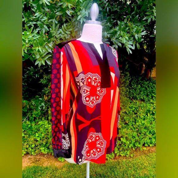 CHICO’S Multicolor Patterned Women's Top - Picture 1 of 7